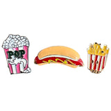Junkfood Emaille Pin Set