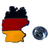 Bondsrepubliek Duitsland Vlag Emaille Pin met zilverkleurig afsluitdopje