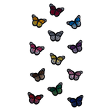 Vlinder Strijk Patch Embleem Set 12 Kleuren
