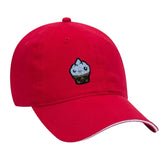 IJsje IJsco paillette Strijk Embleem Patch op een rode cap