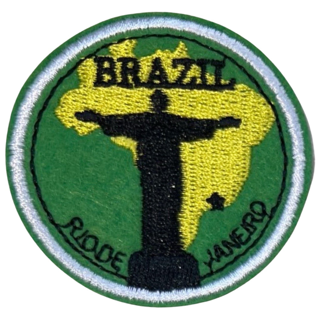 Brazil Brazilie Rio De Janeiro Strijk Embleem Patch