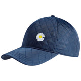 Margriet Madeliefje Strijk Applicatie Embleem Patch op een blauwe cap