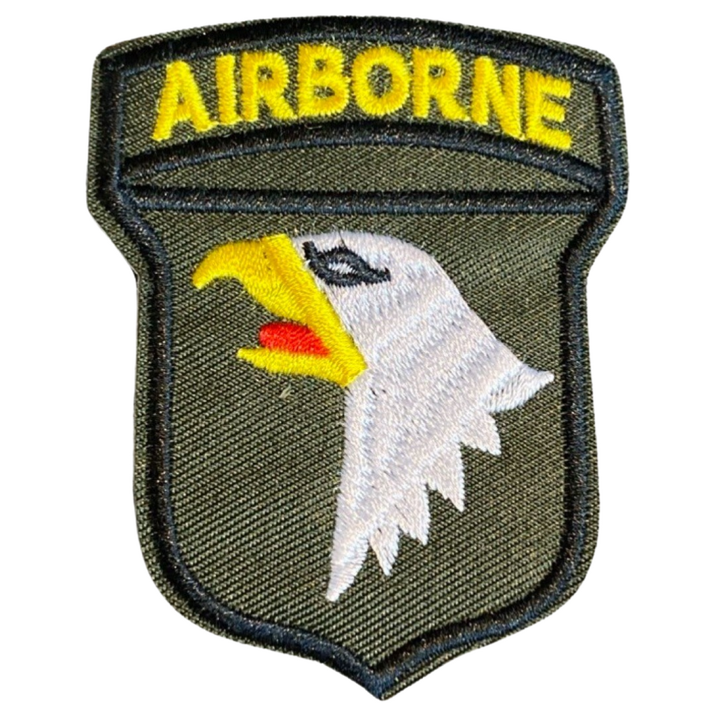 Airborne Luchtmacht Tekst Strijk Embleem Patch