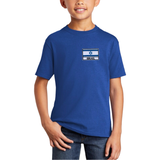 Israël Israëlische Vlag Strijk Embleem op een blauw t-shirt