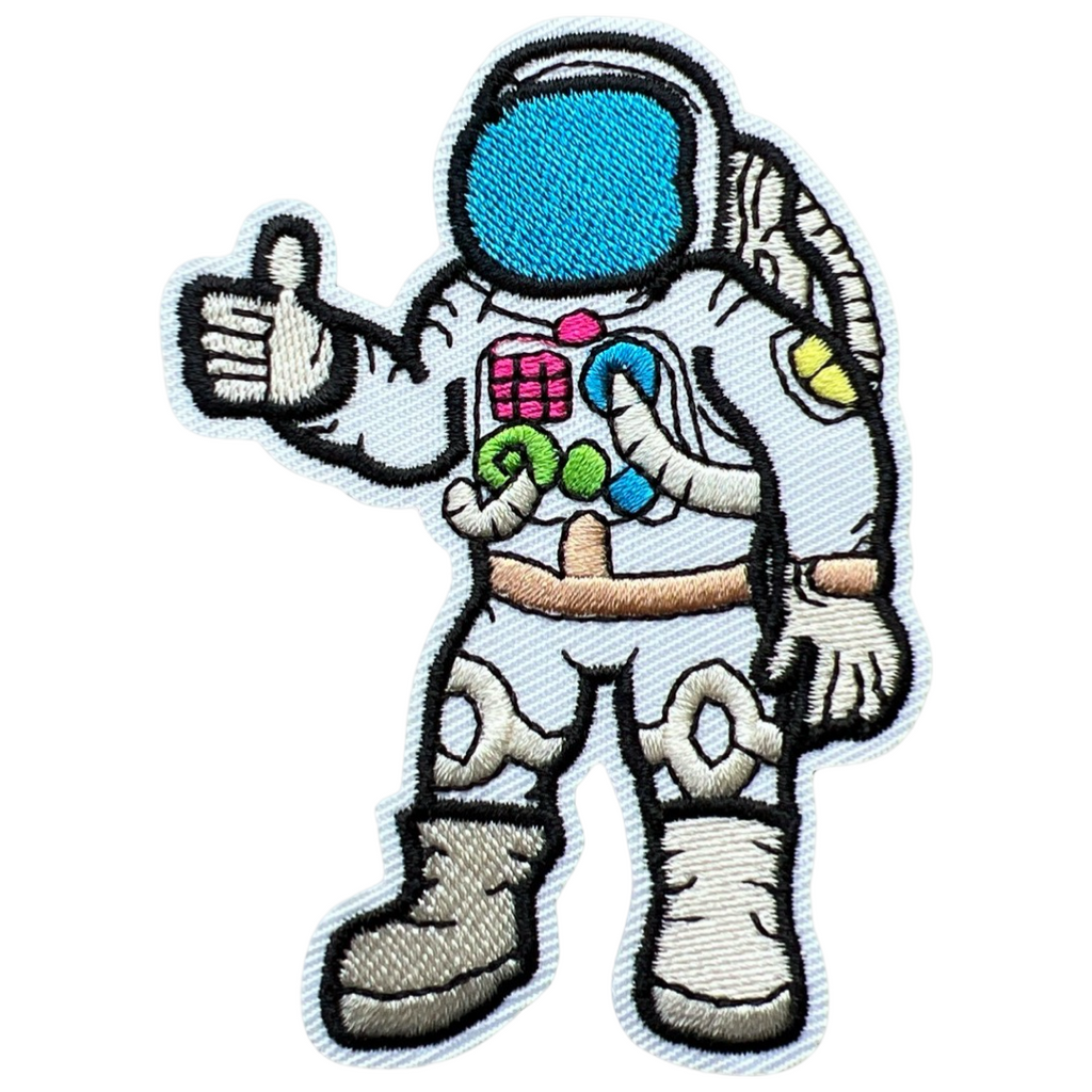 Astronaut Strijk Embleem Patch  Thumbs Up