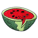 Watermeloen Meloen Strijk Embleem Patch