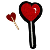Love On A Stick Lolly Pin En Strijk Patch Set