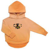 Bij Bijen paillette Op Naai Fashion Part op een kleine oranje hoodie