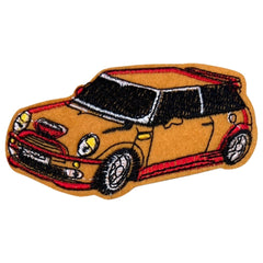 Auto Mini Cooper Embleem Strijk Patch Oranje