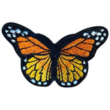  Vlinder Strijk Embleem Patch Oranje Zwart