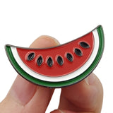 Close-up van de Watermeloen Meloen Emaille Pin
