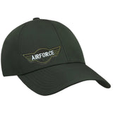Airforce Camouflage Strijk Patch op een groene cap