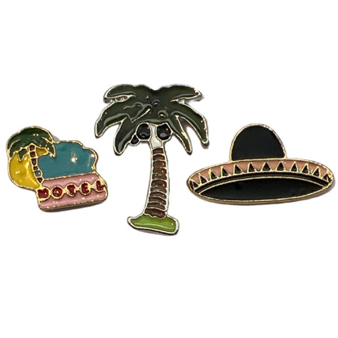 Zomer In Mexico Emaille Pin Set