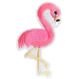 Flamingo Tropische Vogel Strijk Embleem Patch
