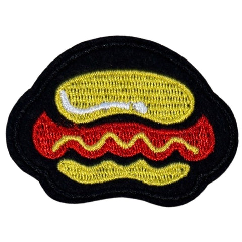 Hotdog Broodje Worst Strijk Embleem Patch