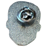 Achterzijde van de Doodskop Schedel Skull Emaille Pin