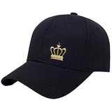 Kroon Strijk Embleem Patch op een zwarte cap