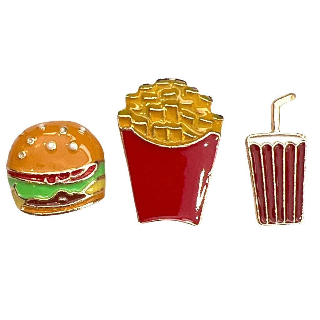 Fastfood Emaille Pin Set