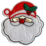 Kerstman Santa Claus Strijk Embleem Patch