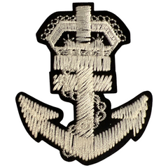 Anker Marine Navy Embleem Strijk Patch