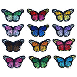 Alle kleur varianten van deze vlinder strijk patch