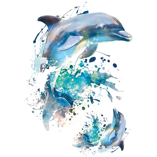 Dolfijnen Strijk Applicatie