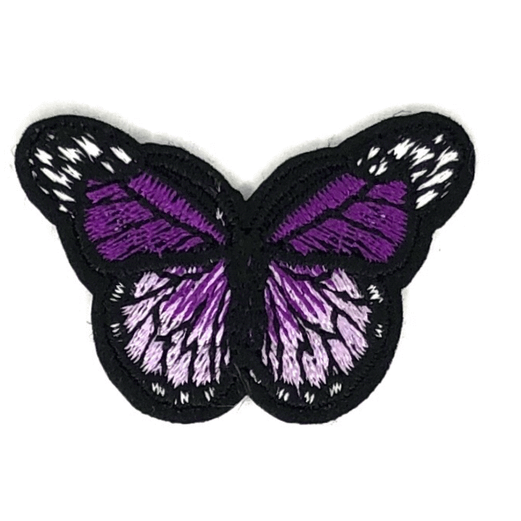 Twaalf Kleine Gekleurde Vlinder Patch Set