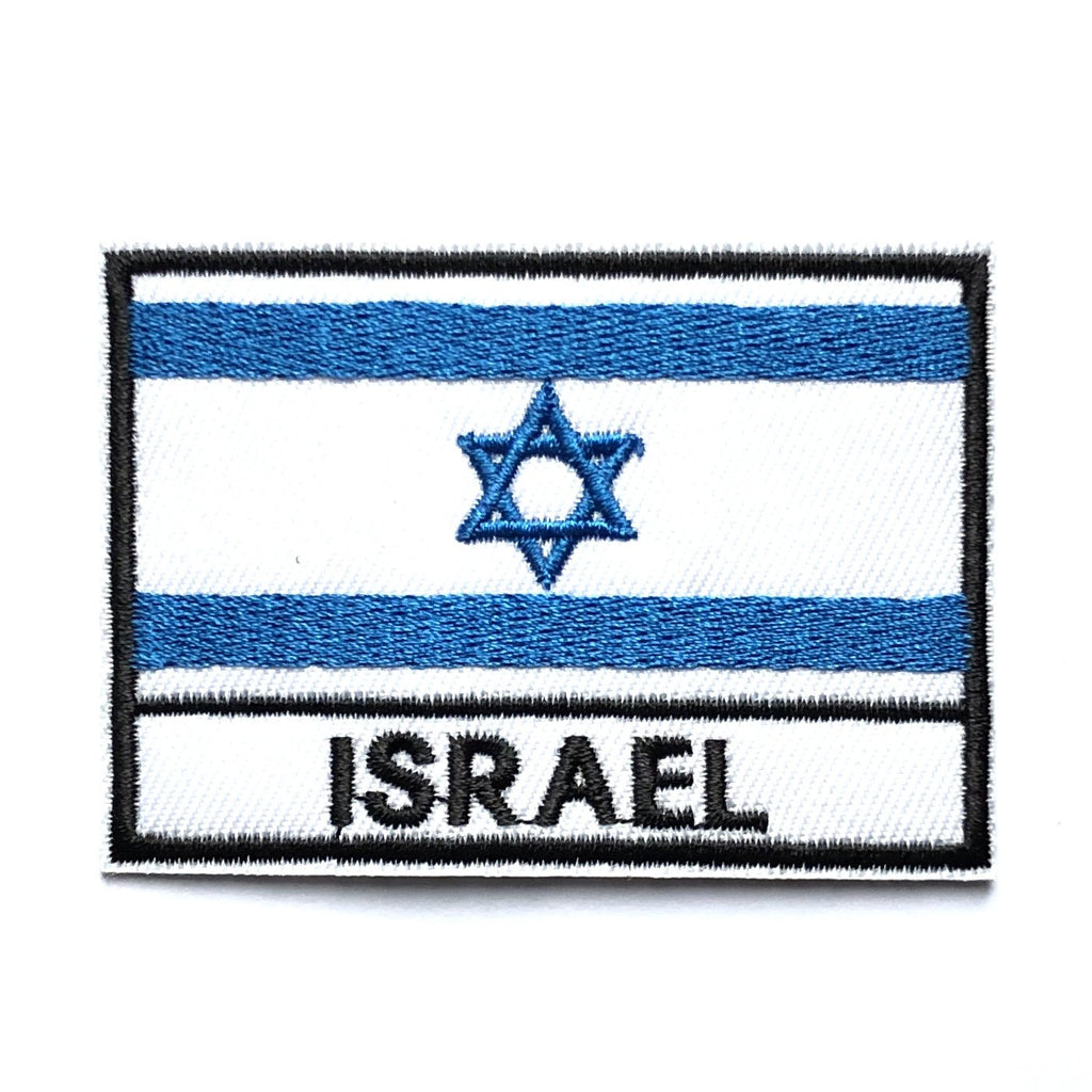 Strijk Patch Van De Israëlische Vlag