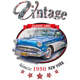 Auto Vintage Classic Cars Since 1950 New York Strijk Applicatie