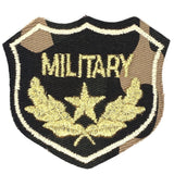 Legergroene Camouflage Military Tekst Embleem Strijk Patch