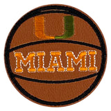 Miami Basketbal Strijk Embleem Patch