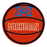 Michigan Basketbal Strijk Embleem Patch