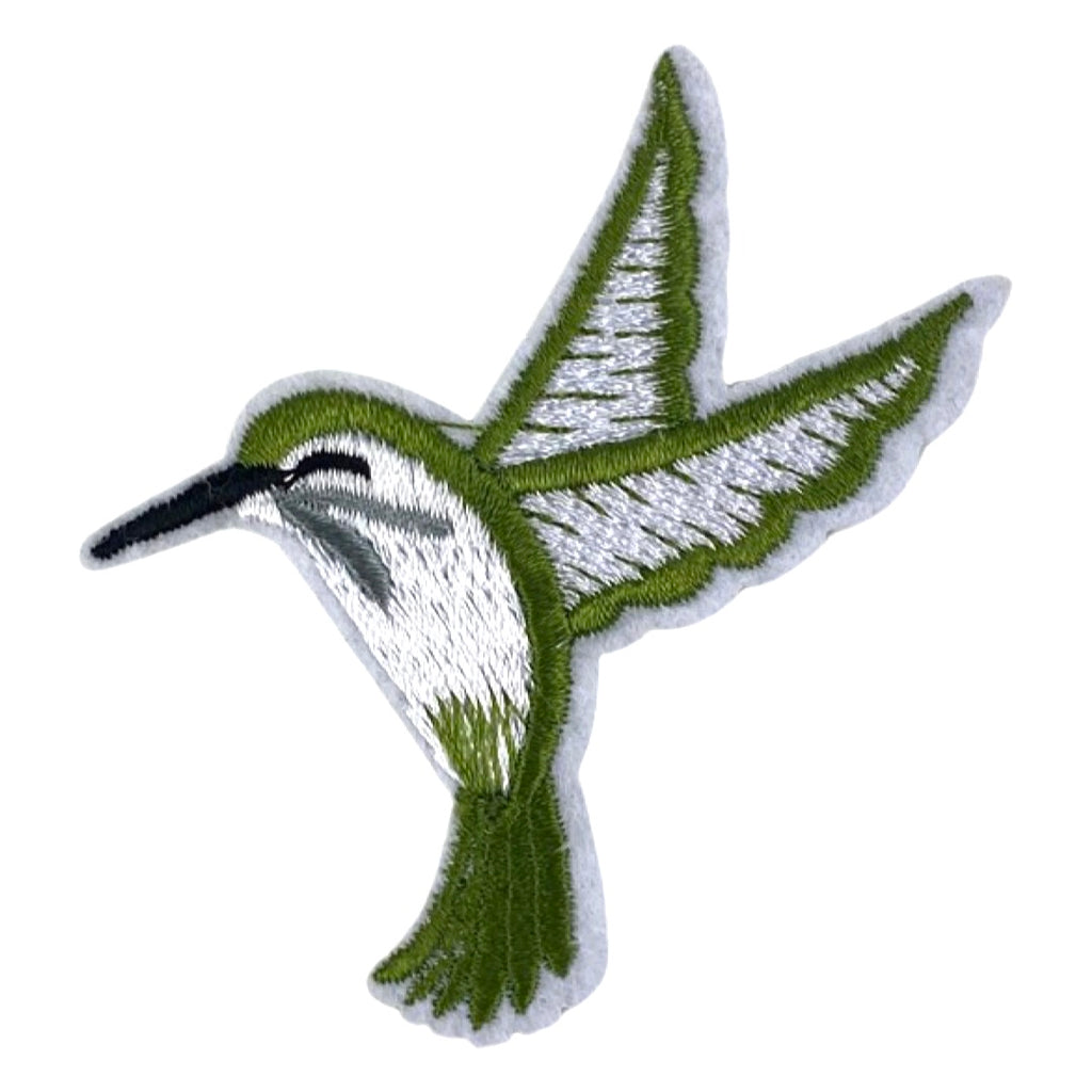 Groene Kolibrie Vogel Strijk Embleem Patch