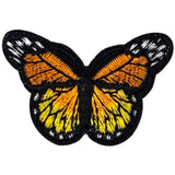 Vlinder Strijk Embleem Patch Oranje
