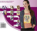 voorbeeld van de Olifant Afrikaanse Afrika Strijk Applicatie op een shirtje