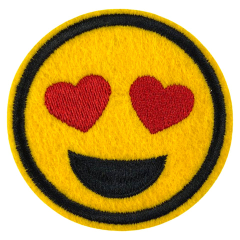 Emoji Love It Ogen Strijk Embleem Patch