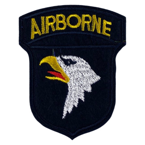 Airborne Eagle Arend Adelaar Military Strijk Embleem Parch Donker Blauw