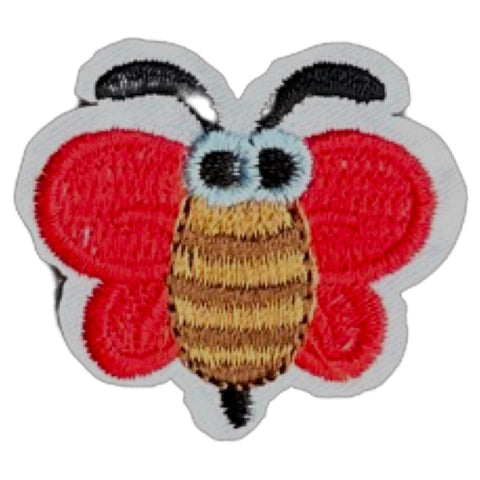 Bijen Bijtje Strijk Embleem Patch Rood