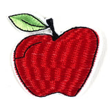 Rode Appel Fruit Strijk Patch