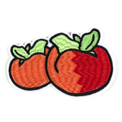 Oranje Rode Tomaten Strijk Patch