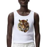 Tijger Strijk Applicatie Pranja XL op een wit hemd