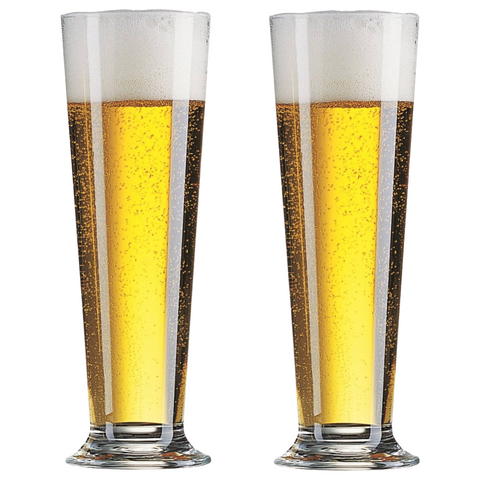 Bier Bierglazen Duo Tekst Strijk Applicatie Large
