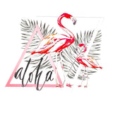Aloha Flamingo Strijk Applicatie