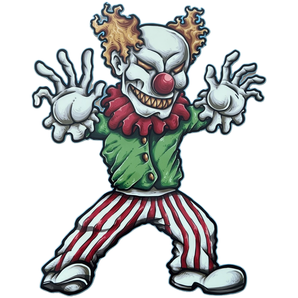 Clown Horror Clown Halloween Joker Strijk Applicatie