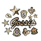 Golden Gossip Fashion Paillette Star Patch Set