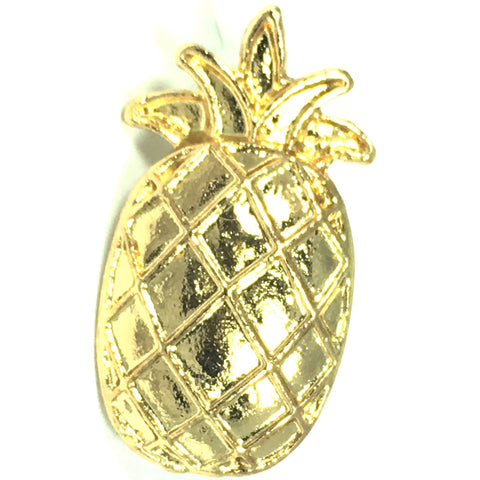 Ananas Emaille Pin Goud