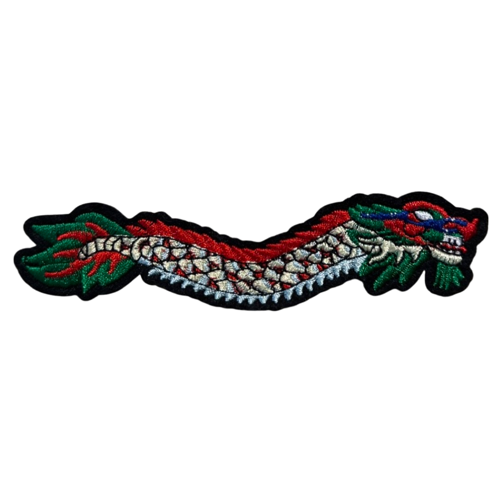 Draak Draken Chinees Dragon Strijk Embleem Patch Links
