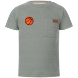 Basketbal Bal Ballen Strijk Embleem Patch op een t-shirt