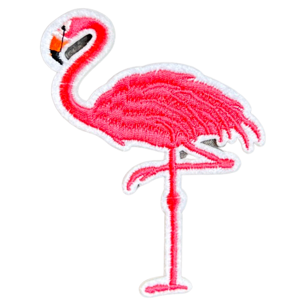 Flamingo Strijk Applicatie Embleem Patch