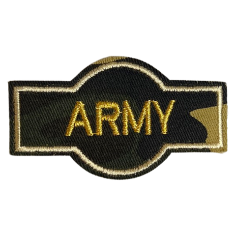 Army Camouflage Strijk Tekst Patch Leger Groen